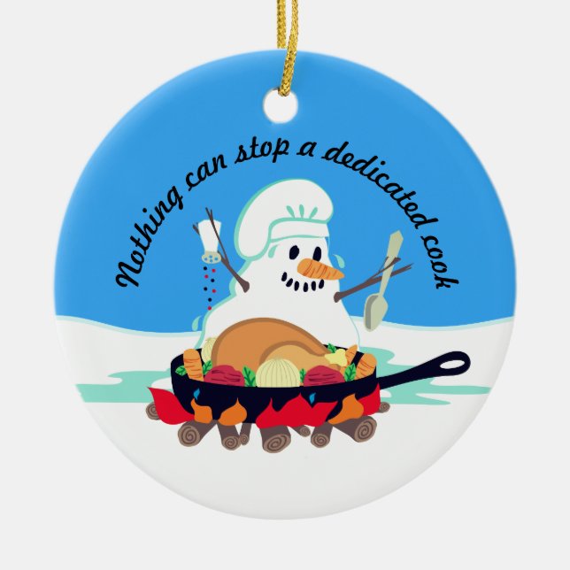 Ornamento de fusión del navidad del pavo del (Frente)