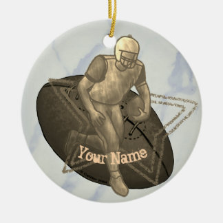 Ornamento de fútbol de retoque