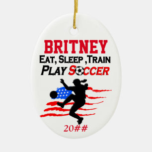 ORNAMENTO DE FÚTBOL PATRIOTA PERSONALIZADO Y DE FE