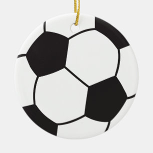 Ornamento de fútbol personalizado para regalo de e