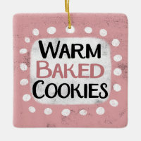 Ornamento de galletas al horno cálido