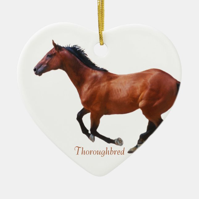 Ornamento de Galloping Thoroughbred (Frente)