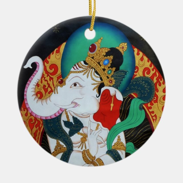 Ornamento de Ganesh del baile (Frente)