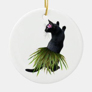 Ornamento de gato hula