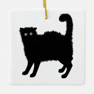 Ornamento de gato negro