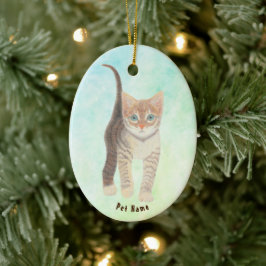 Ornamento de gatos tabby