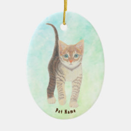 Ornamento de gatos tabby