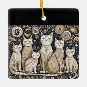 ornamento de gatos tranquilizantes
