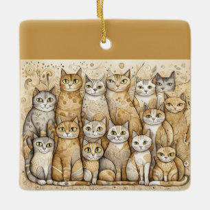 ornamento de gatos tranquilizantes