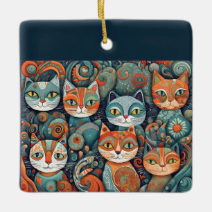 ornamento de gatos tranquilizantes