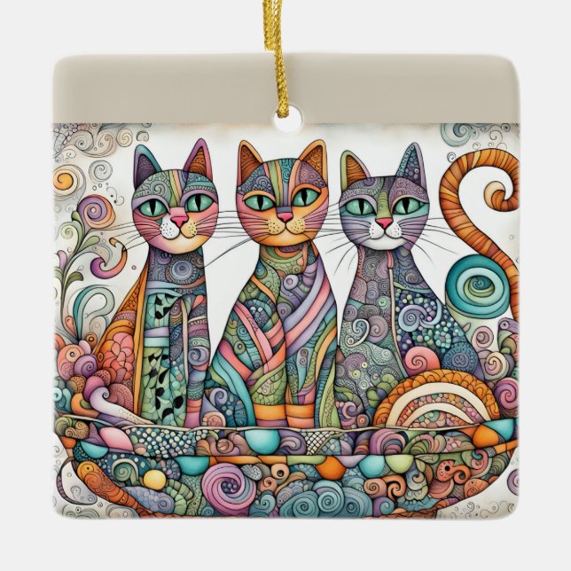 ornamento de gatos tranquilizantes (Anverso)