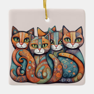 ornamento de gatos tranquilizantes