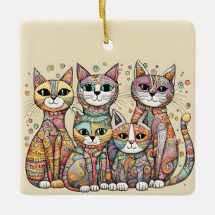 ornamento de gatos tranquilizantes
