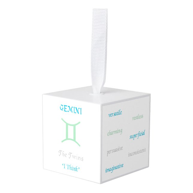 Ornamento de Gemini (Anverso en perspectiva)