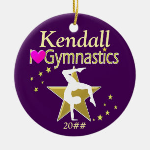ORNAMENTO DE GIMNASIA PERSONALIZADO Y DE FECHA