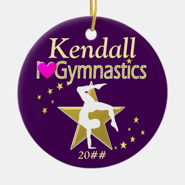 ORNAMENTO DE GIMNASIA PERSONALIZADO Y DE FECHA (Frente)