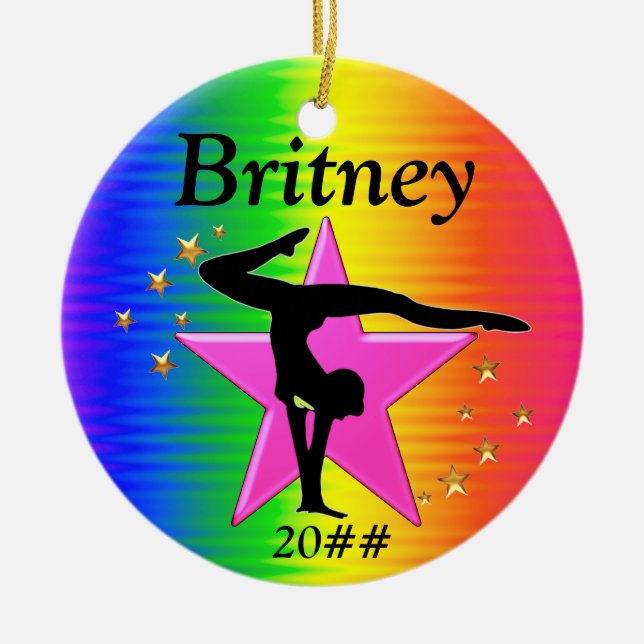 ORNAMENTO DE GIMNASTICA PERSONALIZADA INCREÍBLE (Frente)