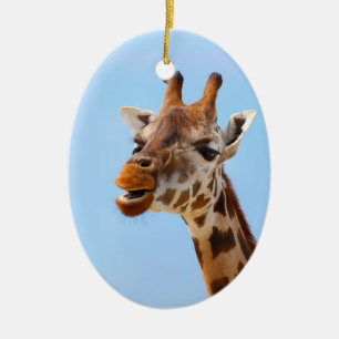 Ornamento de Giraffe Portrait
