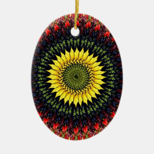 Ornamento de girasol de cosecha