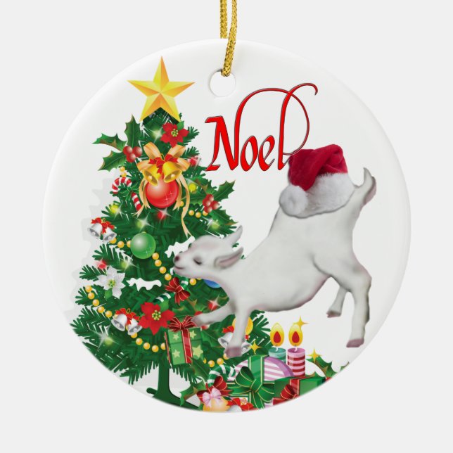 Ornamento de Goat Noel (Frente)