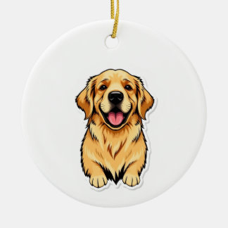 Ornamento de Golden Retriever