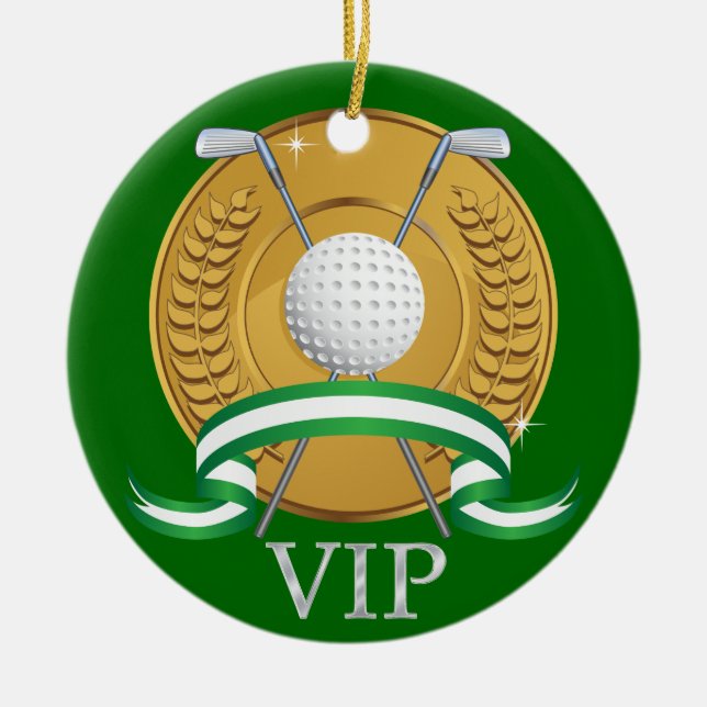 Ornamento de golf VIP #1 - SRF (Frente)