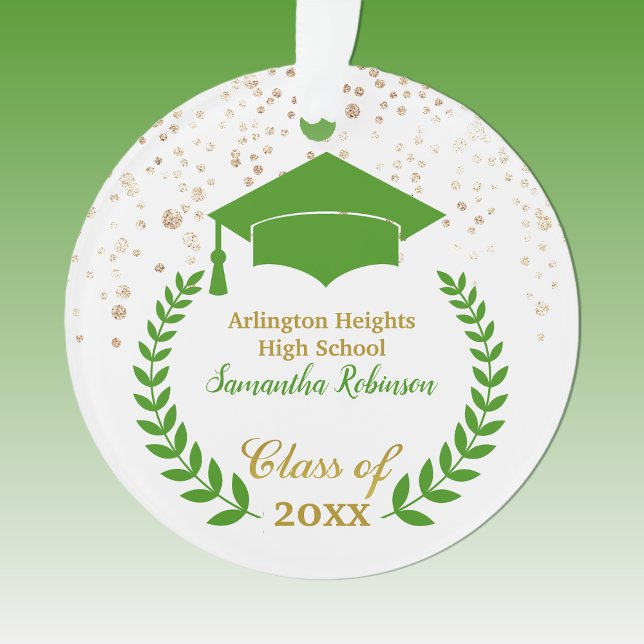 Ornamento de Grado Verde y Graduación Laurel (Subido por el creador)