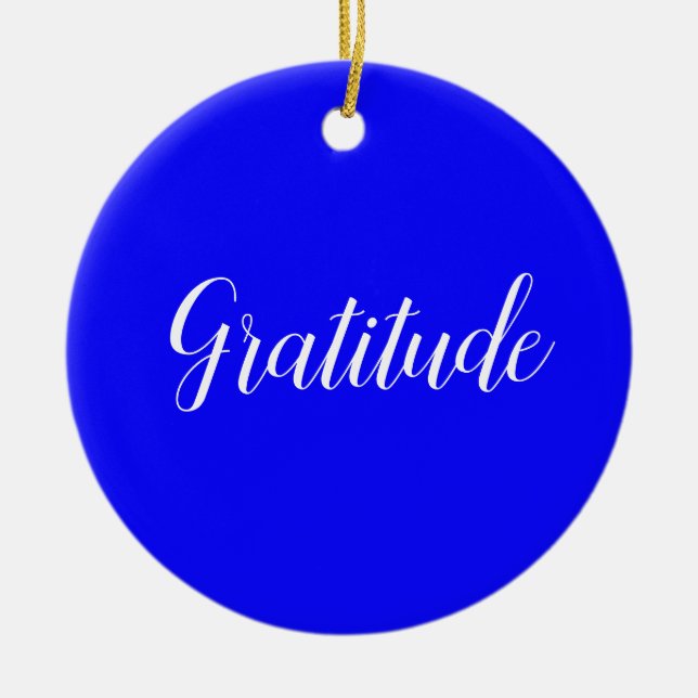Ornamento de gratitud (Frente)