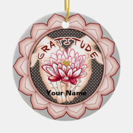 Ornamento de Gratitude Lotus