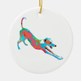 Ornamento de Greyhound italiano
