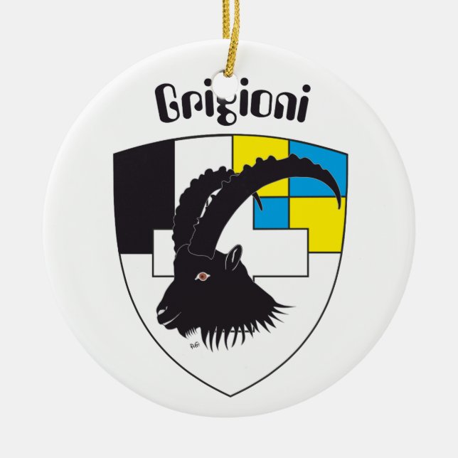 Ornamento de Grigioni Svizzera (Frente)