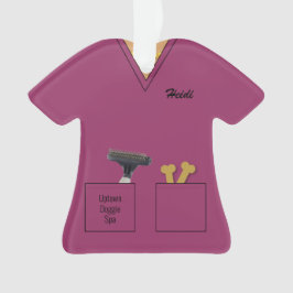 Ornamento de Groomer Veterinary Assistant