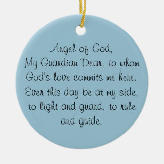 ORNAMENTO DE GUARDIAN ANGEL PRAYER
