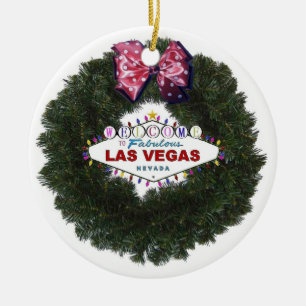 Ornamento de guerra de los Navidades de Las Vegas