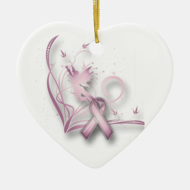 Ornamento de hadas del cáncer de pecho (Frente)