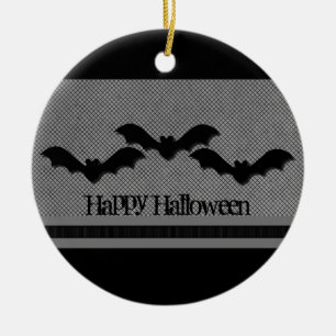 Ornamento de Halloween con bates escalofriantes, g