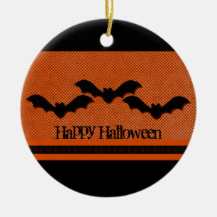 Ornamento de Halloween de Bats espeluznante, Naran