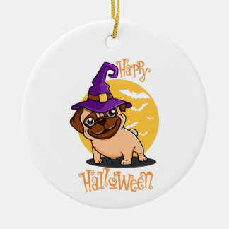 Ornamento de Halloween Puggy