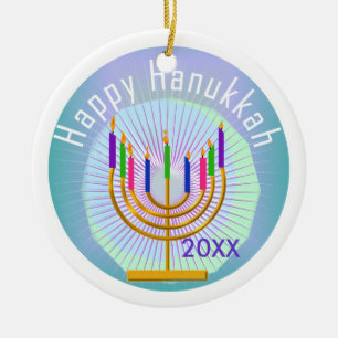 Ornamento de Hanukkah Keepsake feliz