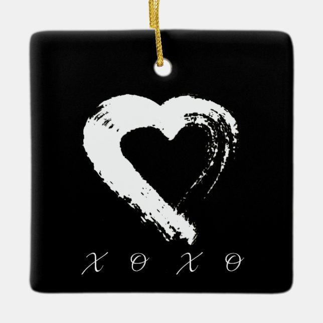 Ornamento de Heart XOXO (Anverso)