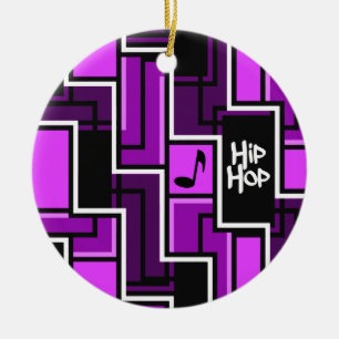 Ornamento de Hip Hop, personalizable