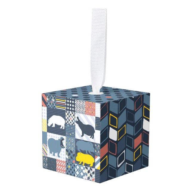 Ornamento de Hippos (Anverso en perspectiva)