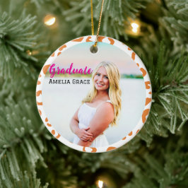 Ornamento de hito del leopardo de graduación