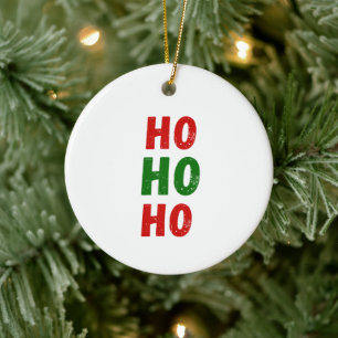 Ornamento de ho ho ho ho ho ho christmas personali
