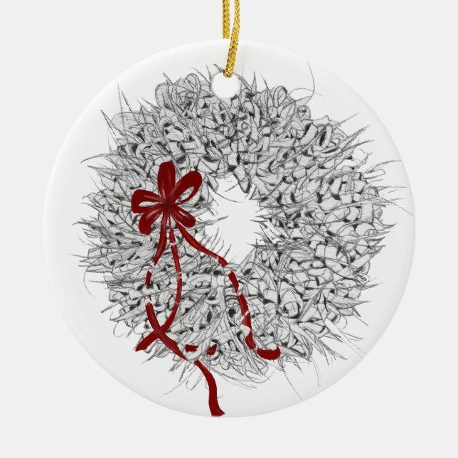 Ornamento De Hojas De Hojas De Mele Kalikimaka 202 (Frente)