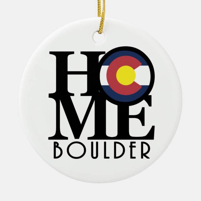 Ornamento de HOME Boulder Colorado (Frente)