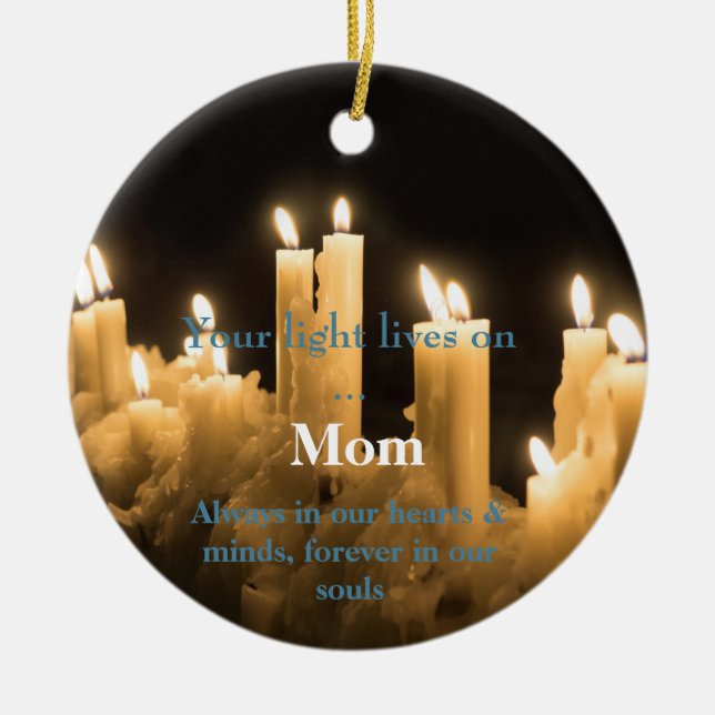 Ornamento de homenaje a las velas de HAMbyWG (Frente)