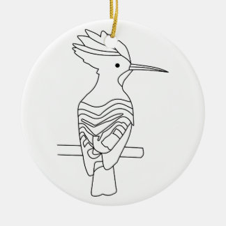 Ornamento de hoopoe