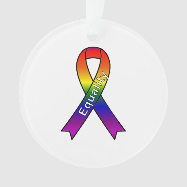Ornamento de igualdad de la cinta de opciones (Anverso)
