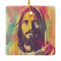 Ornamento de impresión de Jesús